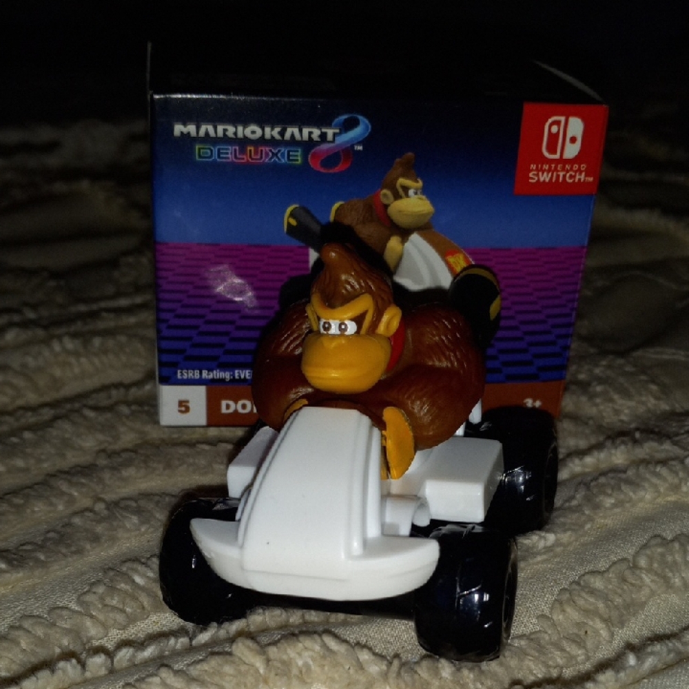 McDonalds Mario Kart Deluxe Donkey Kong Happy Meal Toy